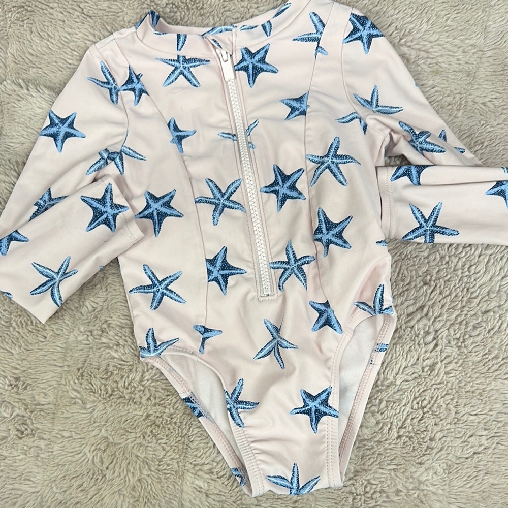 Girls Starfish Bathing Suit